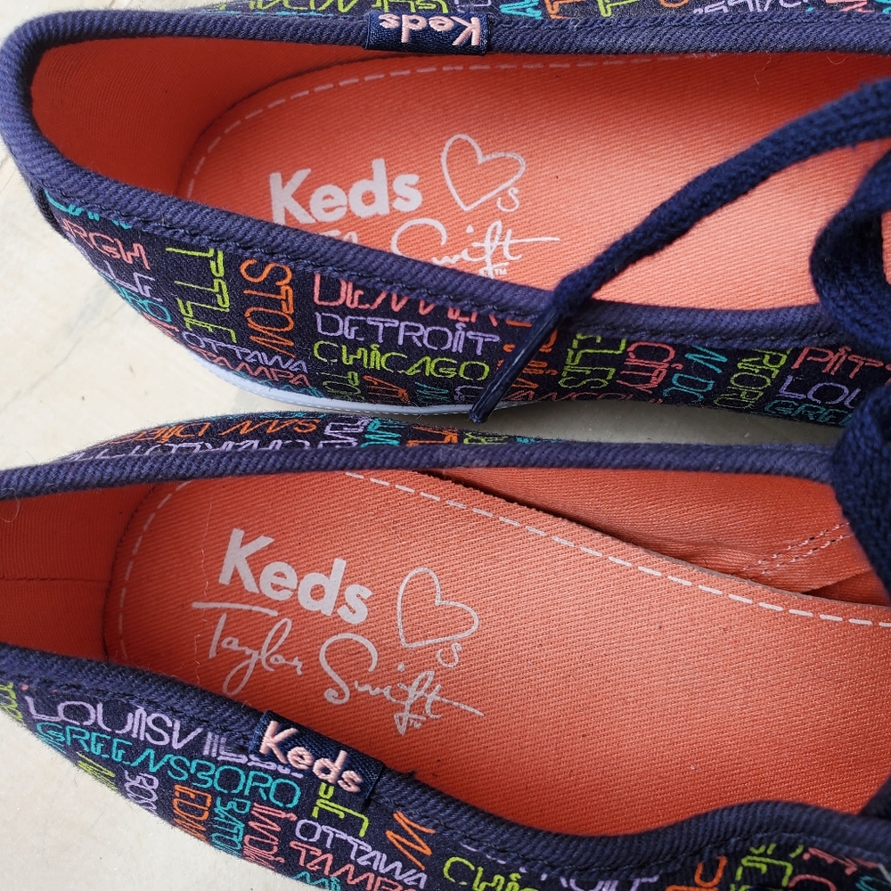 Keds Taylor SWIFT Women's Multicolor Canvas Sneakers - Picture 8 of 8